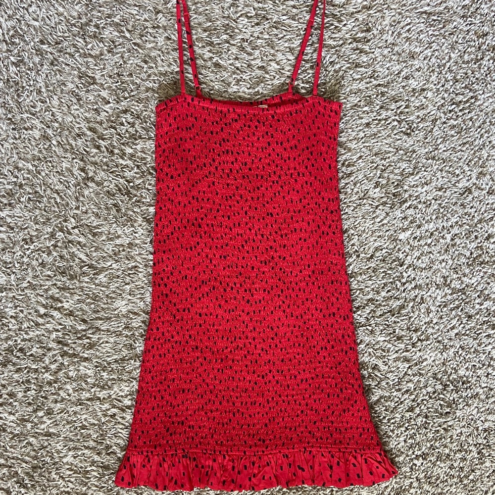 Billabong Red Polka Dot Dress